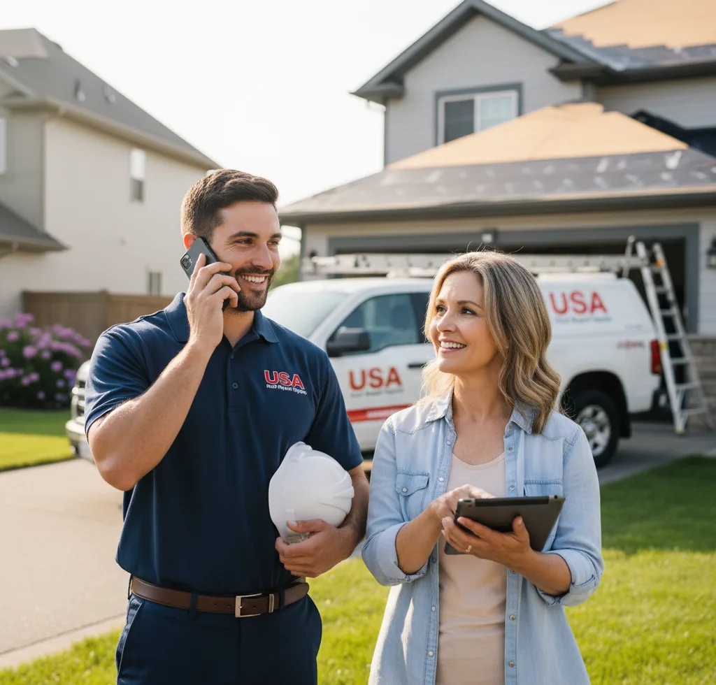 USA Roof Repair Experts customer support in Stevinson
